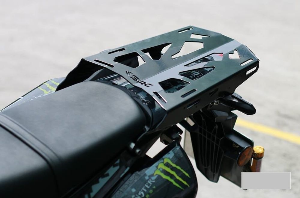 Rear Rack ALUMINIUM for Honda CRF250L-M-Rally (2012-2020). Black