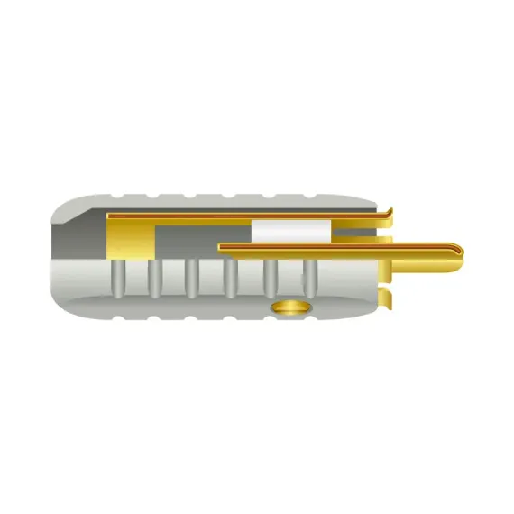 Wireworld Male Gold Tube RCA pair