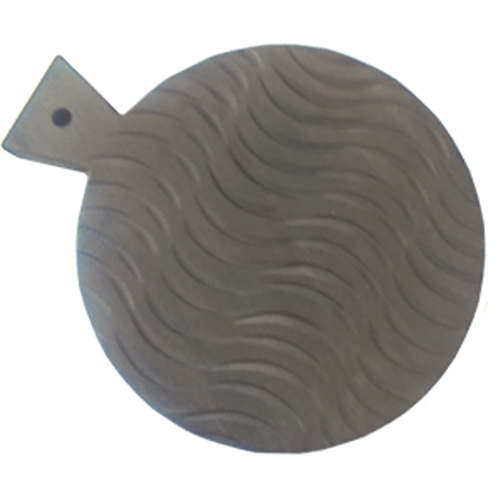 Доска для подачи круглая с ручкой(5см) дуб; D=240,H=25мм