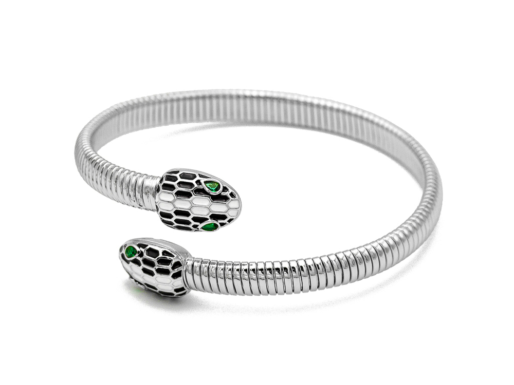 Браслет "Serpenti" с эмалью и стразами (уценка)