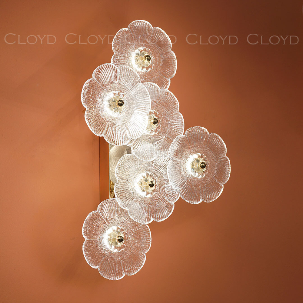 Бра Cloyd SHAMBALA-C W6 / выс. 48 см - золото (арт.20424)