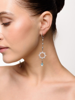 Серьги "Sun long Pink Blue"