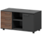 Креденция левая KZT-62L Темный шимо/Графит 1200x568x648 Кортез