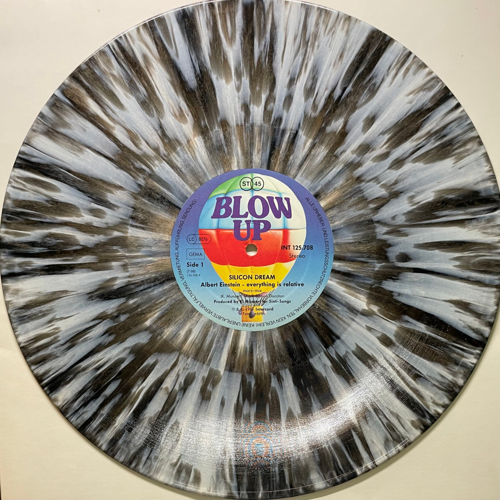 Silicon Dream ‎– Albert Einstein - Everything Is Relative (Германия 1987г.) Colored 12", 45 RPM