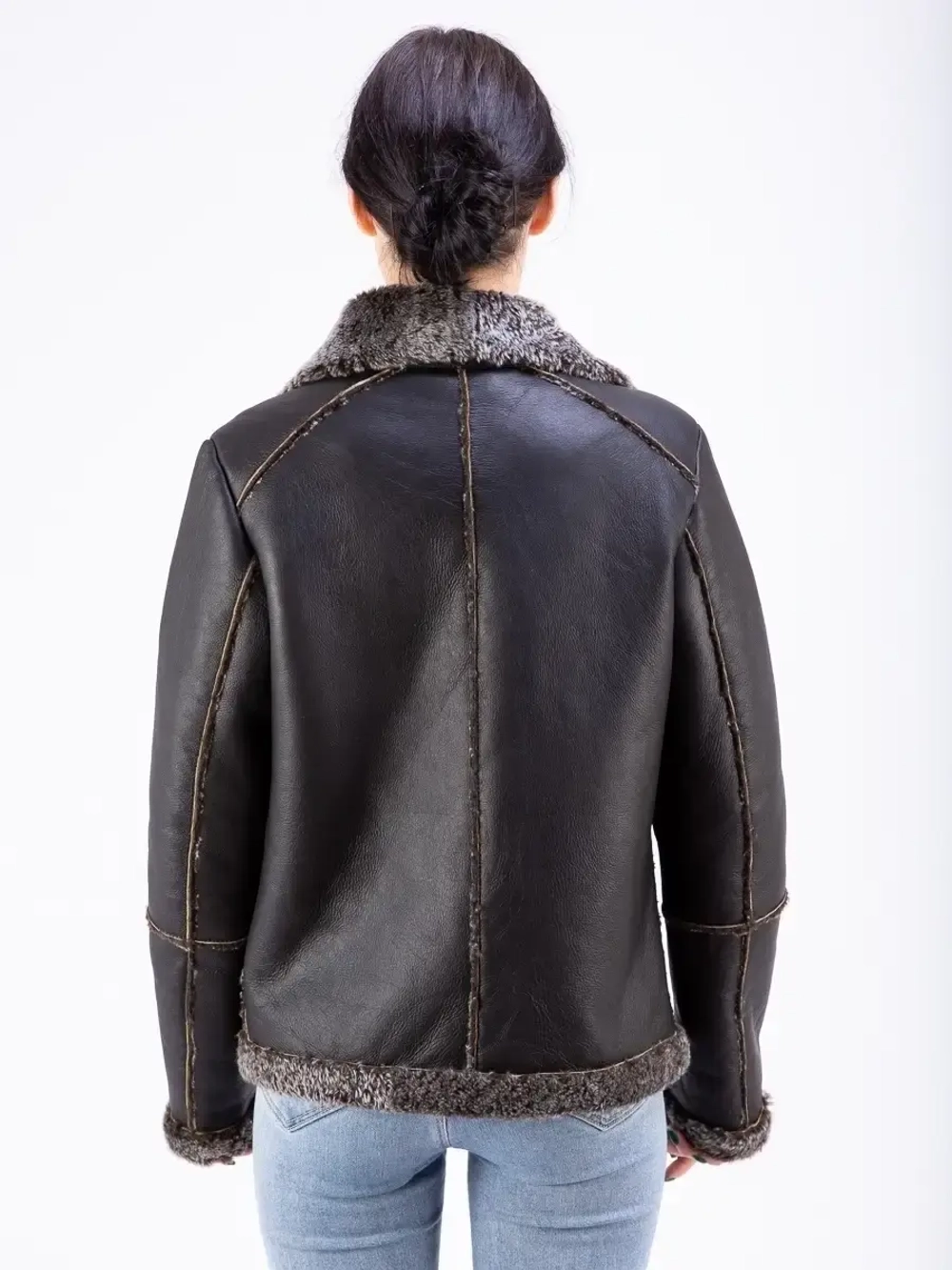 Дубленка женская натуральная зимняя