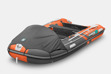 Надувная лодка GLADIATOR C370AL оранжевый/темно-серый