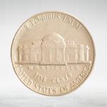 USA, 5 Cents, 1989 - Jefferson Nickel (First Portrait) (P), VF
