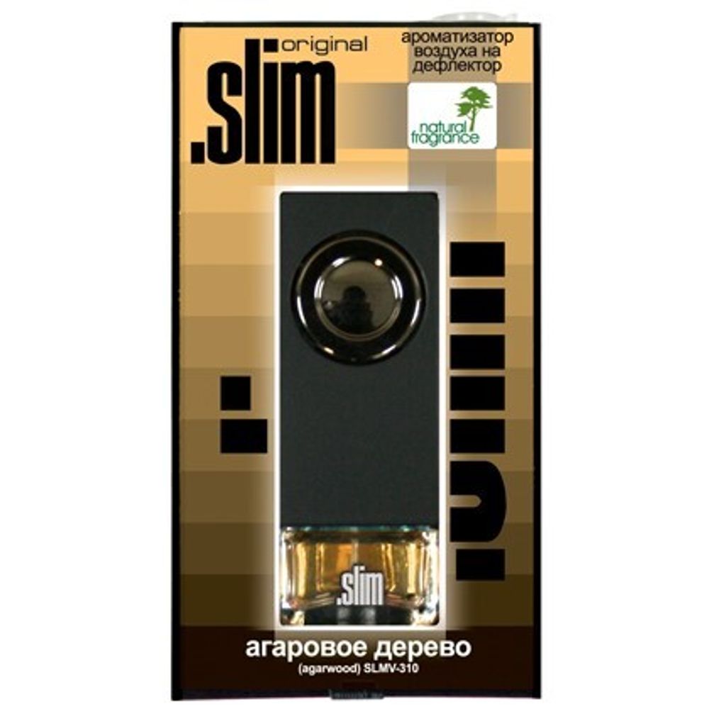 Ароматизатор на дефлектор  SLIM 310  Агаровое дерево 8 мл (FKVJP)