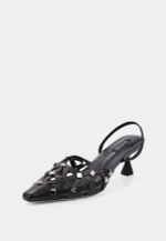 5106-320-351D black-25L Женские туфли летние открытые
