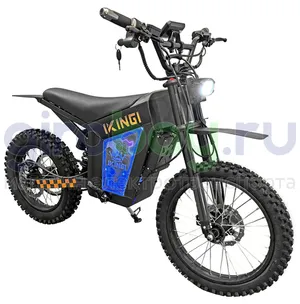 Электромотоцикл IKINGI WISH 01 1500W (52V/30Ah) - Чёрный фото №5