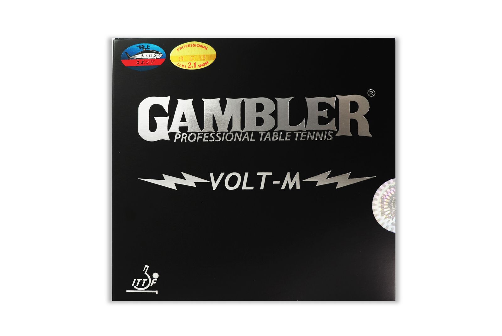 Накладка для ракетки GAMBLER VOLT M 2.1MM RED фото №1