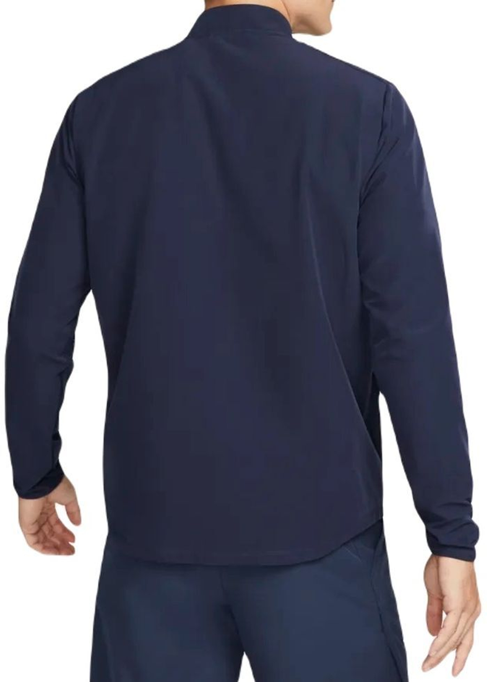 Мужская теннисная кофта Nike Court Advantage Packable Jacket - obsidian/white