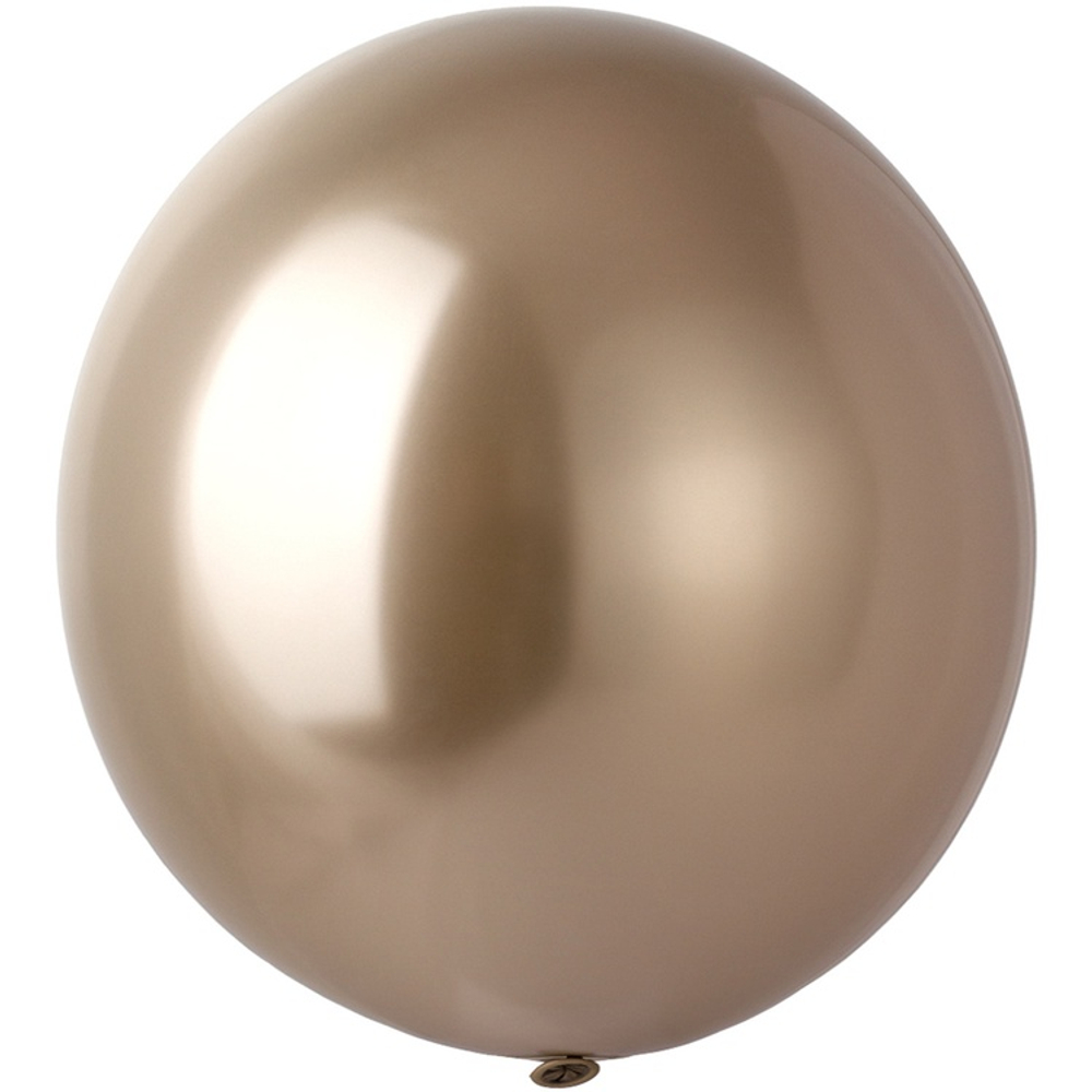 Шар латексный Сатин Хром 61 см (Золотой)