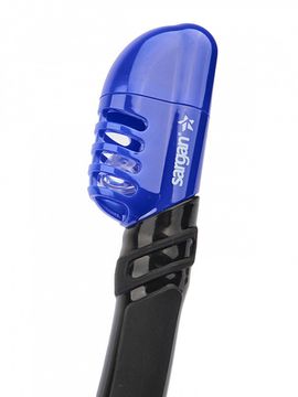 Трубка Sargan Неос черный/ярко-синий