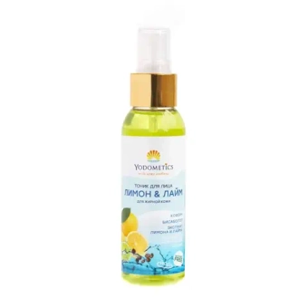 Тоник Yodometics «Лимон и Лайм» для нормальной кожи с витамином С, 100мл