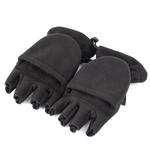 Перчатки Extreal "Валдай" с отворотом флис, Черный