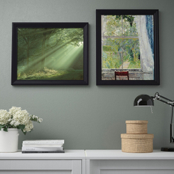 IKEA BILD  (ИКЕА БИЛД)  -  Плакат, зеленый вид, 40x50 см