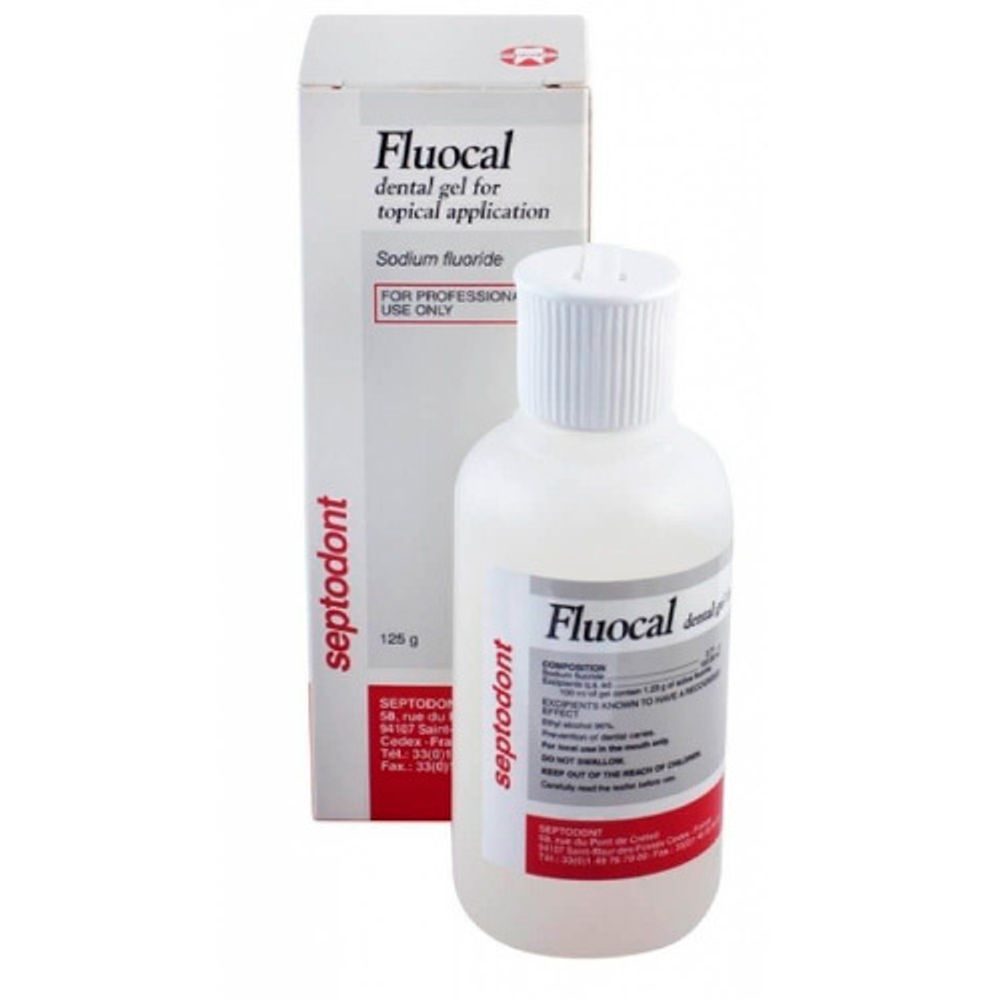 Fluocal gel - гель для профилактики кариеса (125 мл),  Septodont (Франция) арт. (Fluocal gel_6)