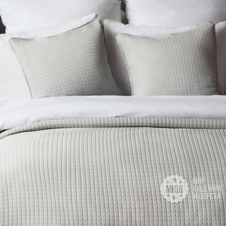 Покрывало пледового типа КУББ (арт. BL02-281-03) - 230х250 см. - серое