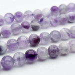 Аметист, диаметр около 7,5-7,8 мм, цена за 24-25 шт (1/2 нити)