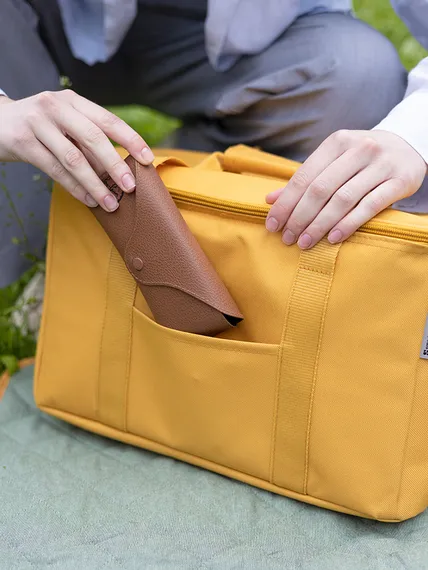 Термосумка для пикника smart picnic, l, горчичная