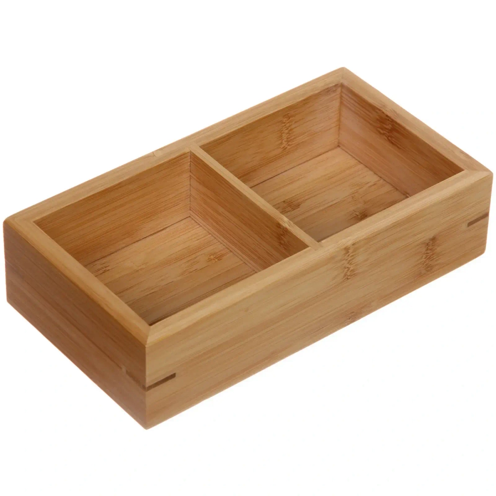 Подставка для чайных пакетиков «SHEF» 2 секции 20*10*5см