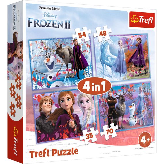 Puzzle - &quot;4in1&quot; - Journey into the unknown / Disney Frozen 2