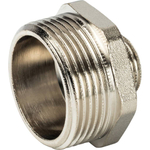 Ниппель STOUT переходной никелированный 1 1/4"x1/2" НР/НР