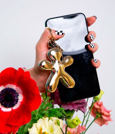 Аромабрелок с шармом Miss Kelli золотистый металлик Восточный, Mr&Mrs Fragrance