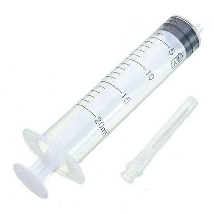 Шприц одноразовый стерильный трехкомпонентный, 20 мл