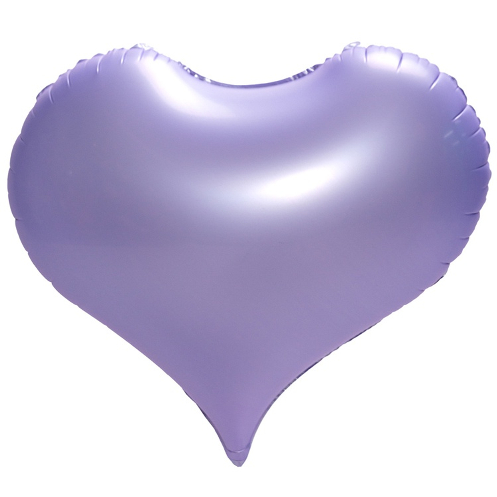 Шар фольгированный Сердце 61 см (Фиолетовый)