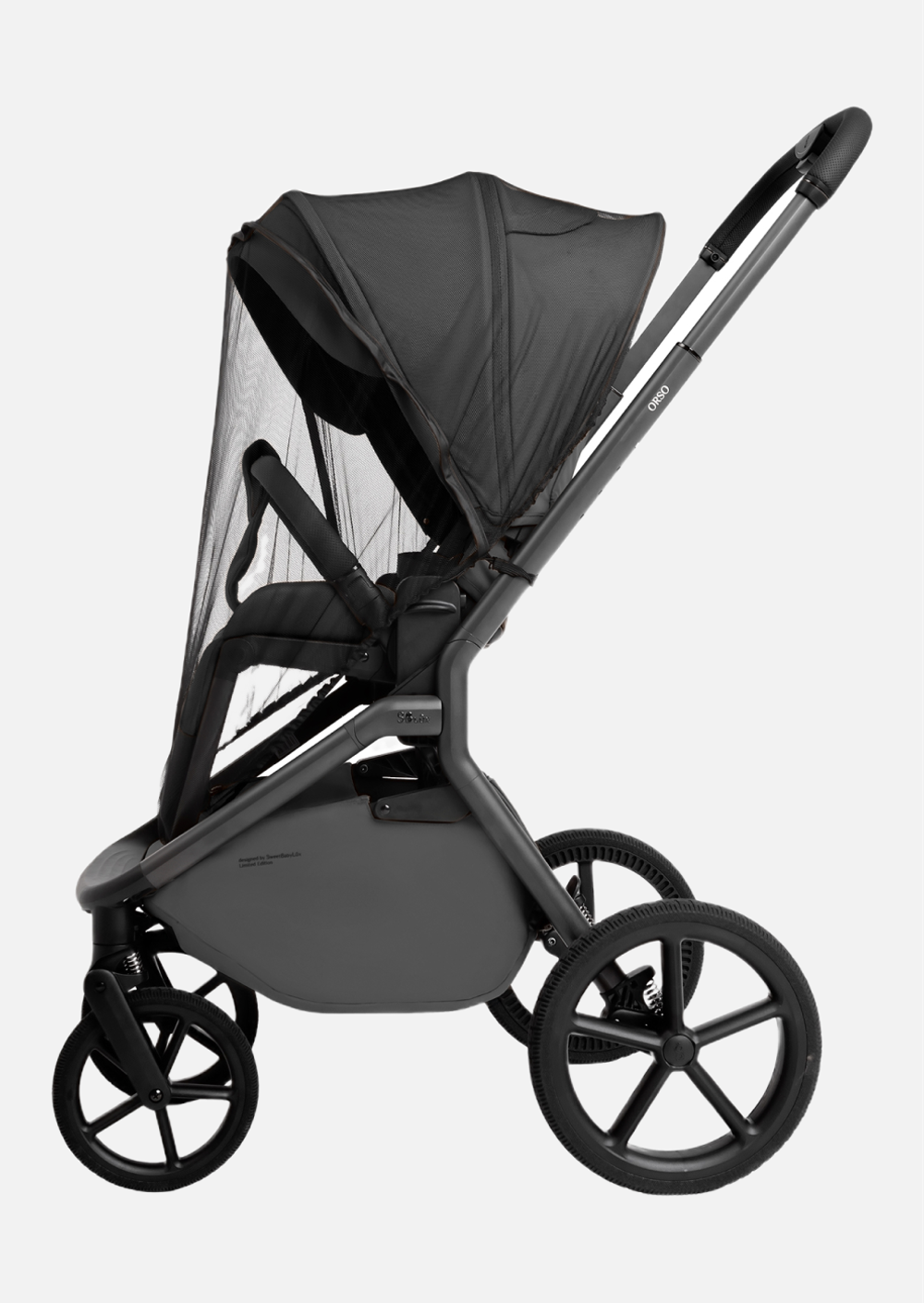 Sweet Baby Коляска 2 в 1 SBL Dark Grey