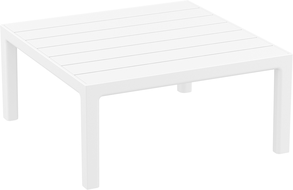 Столик пластиковый кофейный Siesta Contract Portofino Lounge, белый
