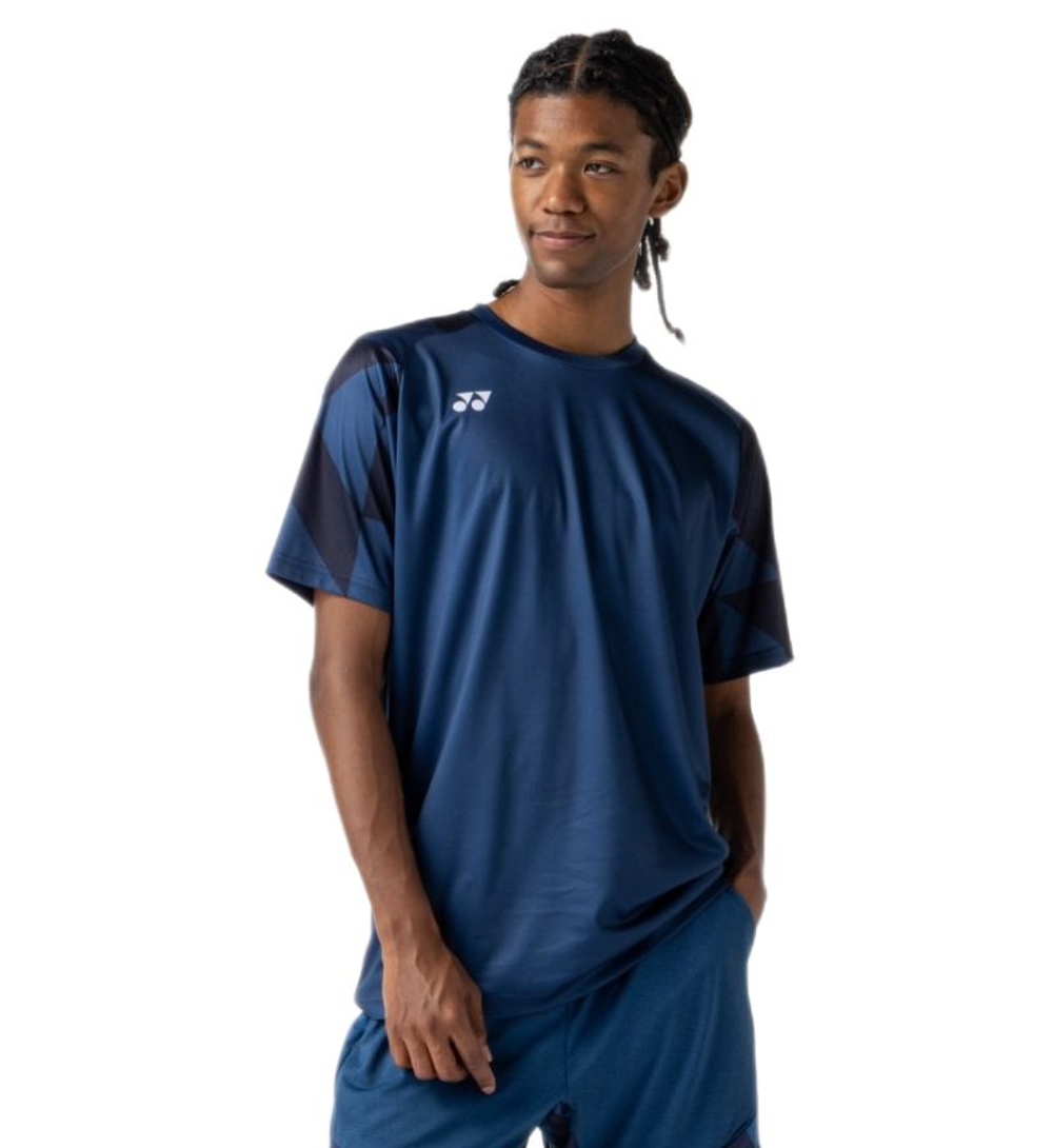 Теннисная футболка Yonex Practice - indigo blue