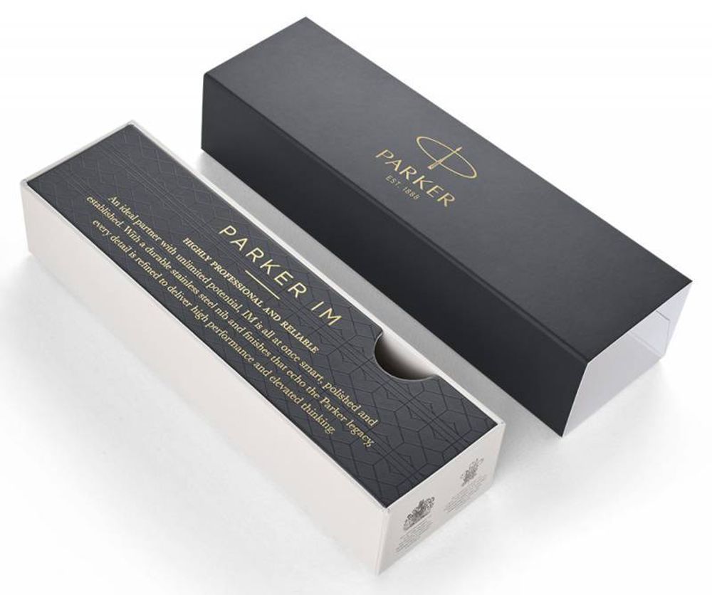 Шариковая ручка Parker IM Core K321 Dark Espresso CT Mblack (1931671)