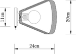 Настенный светильник Arte Lamp MAASYM A7044AP-1BK