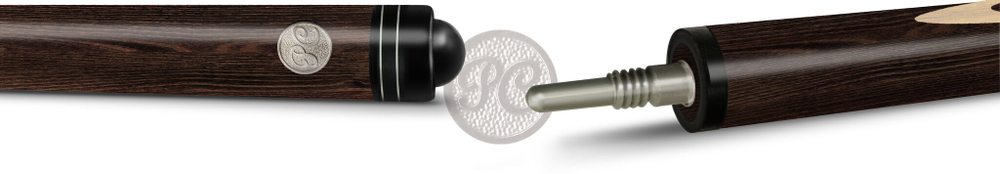 10-5-У Кий Классик 13 запильный с удлинителем 2 РС, венге/граб