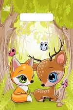 Пакет ПЭ с вырубной неусиленной ручкой 20x30см (30) (Волшебный лес) Тико (х100/3000)