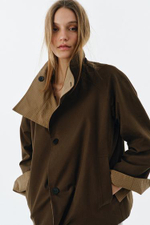 Двусторонняя клетчатая куртка ZW COLLECTION - ZARA
