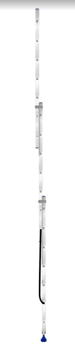 Лестница алюмин.  3секц*  7ступеней (2,01м-3,13м-4,24м) / МОНТАЖНИК