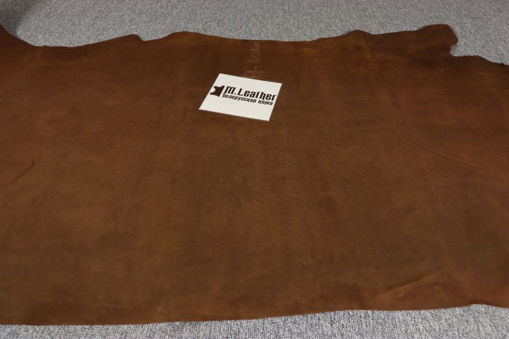 Уценка: 1,2-1,4мм Юфть Каштан 177 дм²