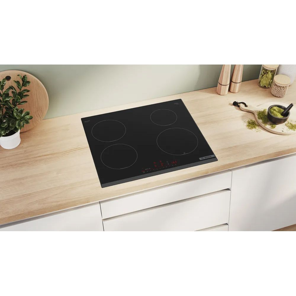 Встраиваемая индукционная панель BOSCH PIF651HC1E, чёрная