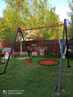 Монтаж уличных качелей Sv Sport