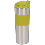 Термокружка нерж сталь, пластик, 0.45 л, Daniks, зел, SL-091A