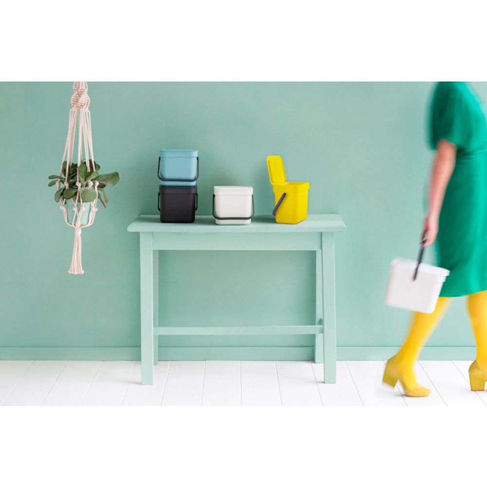 Ведро для мусора Sort&Go 3л Brabantia Мятное