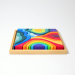 Деревянный конструктор "Четыре стихии малый", поддон, 23 детали