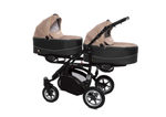 Коляска для двойни BabyActive Twinny Premium 2 в 1 (Бежевый)