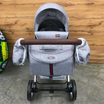 Детская коляска Luxmom 608 2в1 (серый)