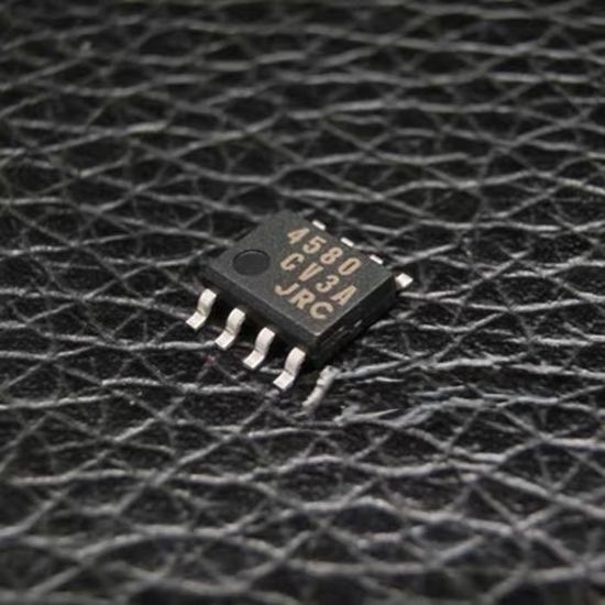 Микросхема JRC4580E (NJM4580E-TE1) / SO8, Сдвоенный аудио операционный усилитель