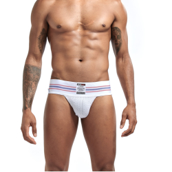 Мужские трусы джоки белые JOCKMAIL JM4021-1